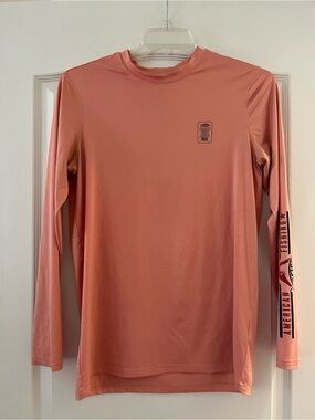 AFTCO Long-Sleeve Performance Tee - Coral Pink